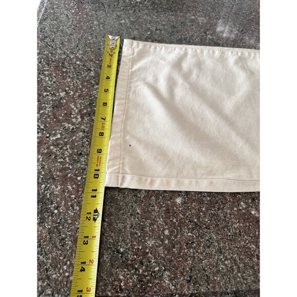 Tommy Hilfiger Women’s Pants Wide Leg Flared Mid Rise Chinos cream Y2K 10 - Picture 12 of 12